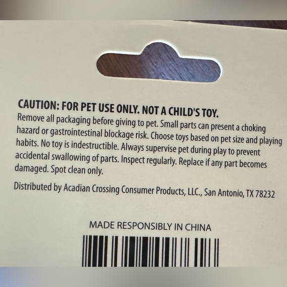 Woof & Whiskers Blue Frog Chew Toy for Dogs. Crinkly with Squeaker. Brand New! - Picture 6 of 7